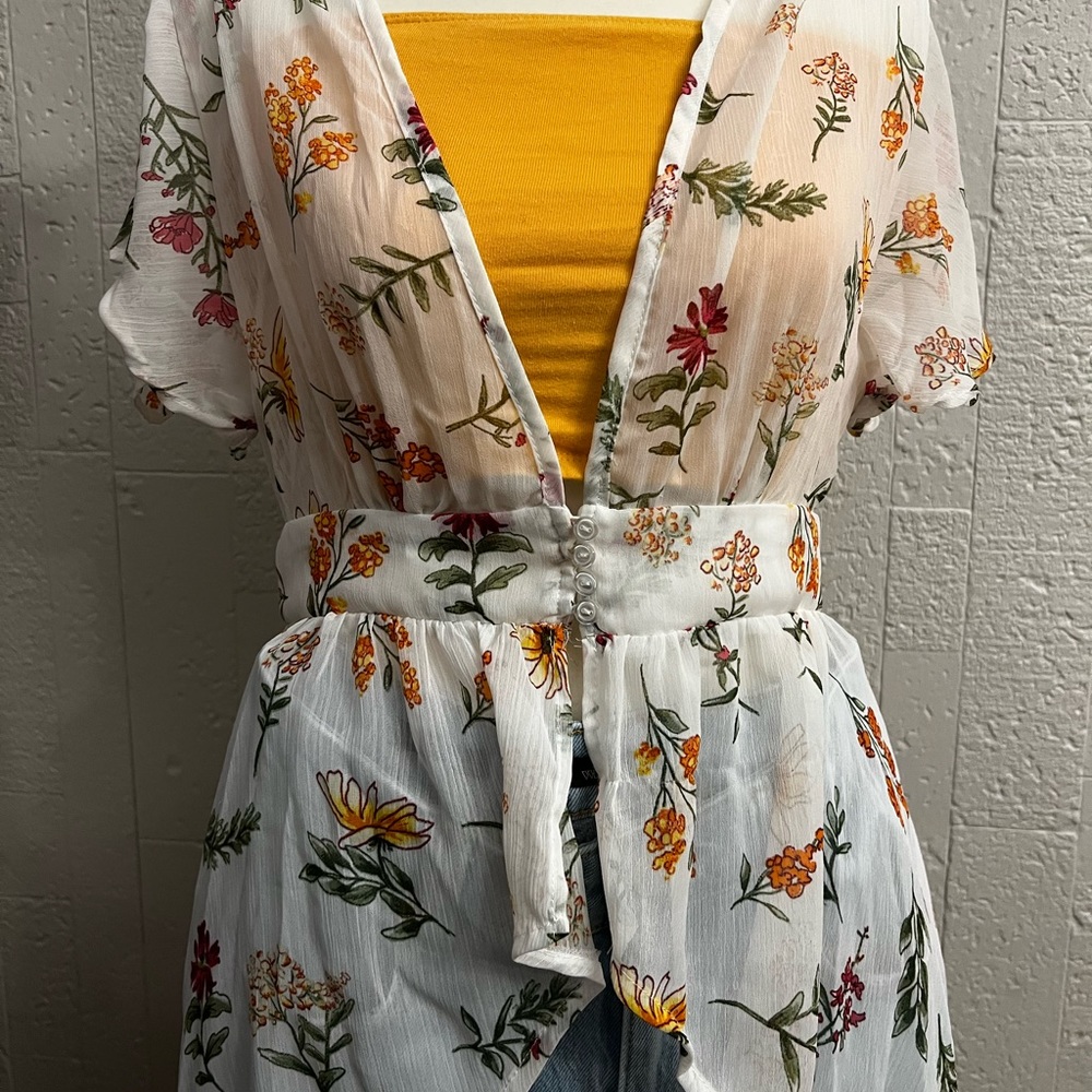 small button up kimono